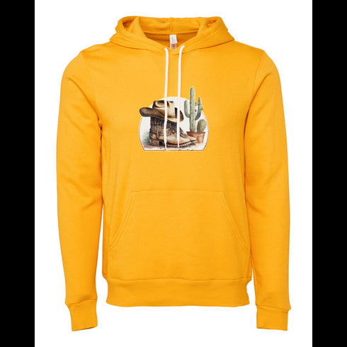 Cowboy style Bella canvas hoodie 3719